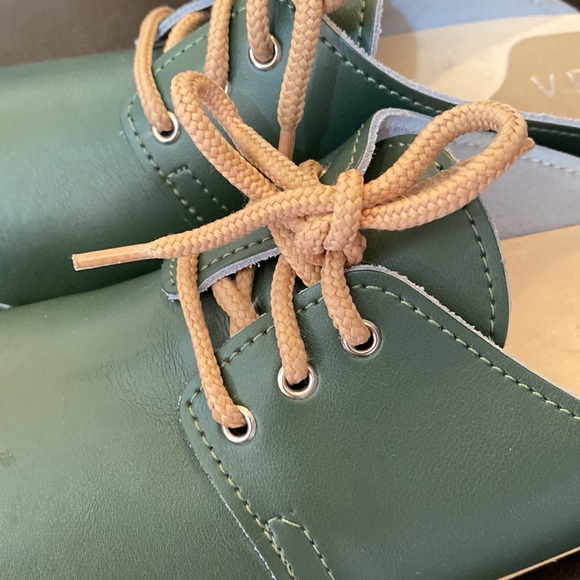 Verka Green Slip-On clogs. Size 8 (39). Made in Sweden. 2” heel. Rosett style. - Picture 4 of 11